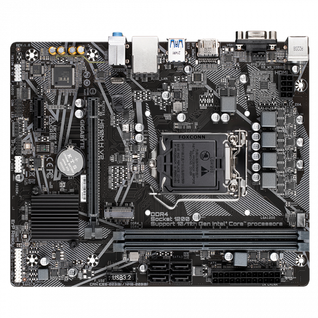 Материнская плата Gigabyte H510M H V2 — для бизнеса и офиса Материнская плата Gigabyte H510M H V2 — для бизнеса и офиса