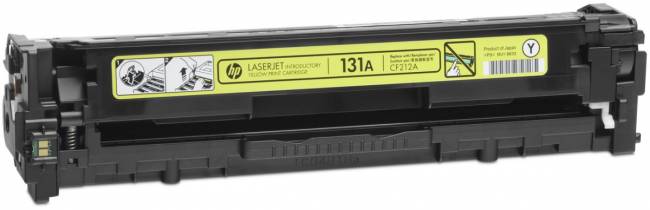 Тонер-картридж HP 131A Yellow Original LaserJet Print Cartridge (CF212A) — для бизнеса и офиса Тонер-картридж HP 131A Yellow Original LaserJet Print Cartridge (CF212A) — для бизнеса и офиса