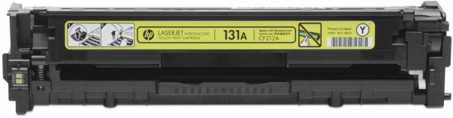 Тонер-картридж HP 131A Yellow Original LaserJet Print Cartridge (CF212A) — для бизнеса и офиса Тонер-картридж HP 131A Yellow Original LaserJet Print Cartridge (CF212A) — для бизнеса и офиса