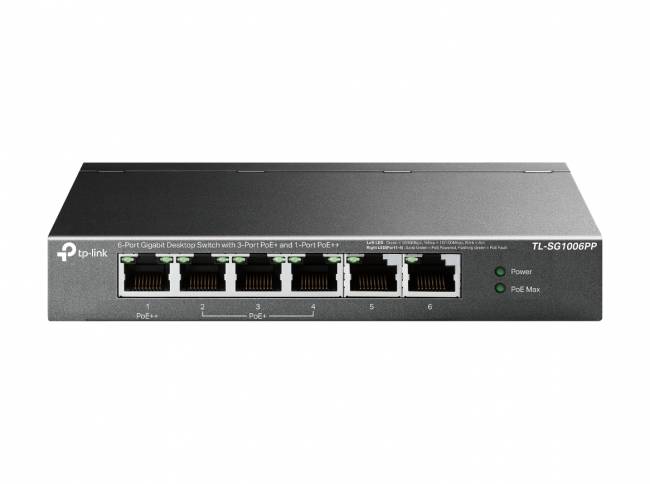 Коммутатор TP-Link TL-SG1006PP — для бизнеса и офиса