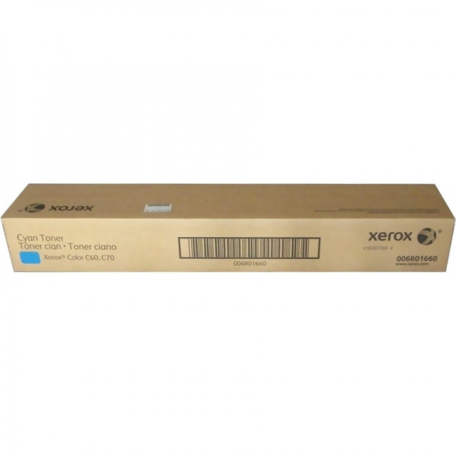 Голубой тонер-картридж C60/C70 Xerox (006R01660) — для бизнеса и офиса Голубой тонер-картридж C60/C70 Xerox (006R01660) — для бизнеса и офиса