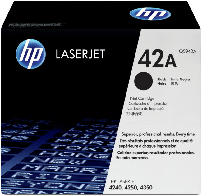 Тонер-картридж HP 42A (Q5942A) — для бизнеса и офиса