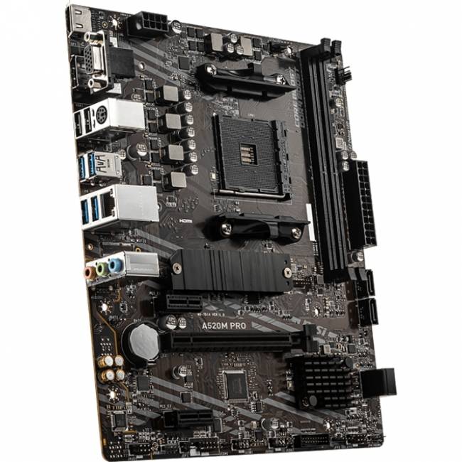 Материнская плата MSI A520M PRO — для бизнеса и офиса Материнская плата MSI A520M PRO — для бизнеса и офиса