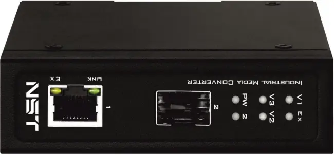 Промышленный компактный медиаконвертер NST NS-MC-1G1GX/I — для бизнеса и офиса
