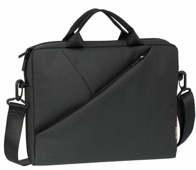 Сумка для ноутбука 15.6" Riva 8730 GREY — для бизнеса и офиса Сумка для ноутбука 15.6" Riva 8730 GREY — для бизнеса и офиса