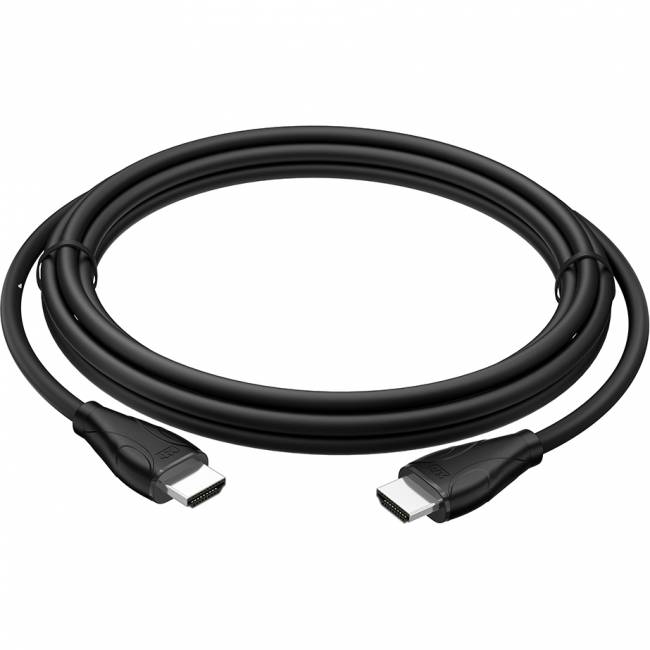 Кабель 1.8m HDMI черный, Ultra HD, 4K, 10.2 Гбит/с, 3D, экран 4PH 4PH-R90110 — для бизнеса и офиса
