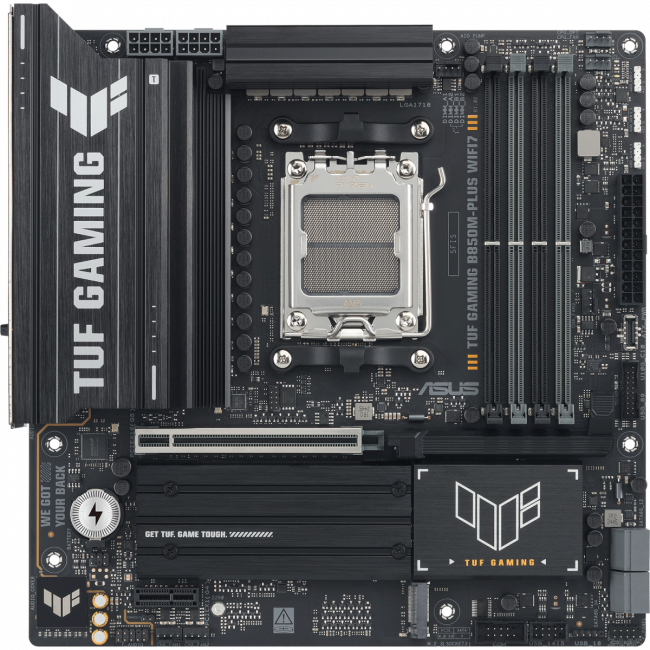 Материнская плата ASUS TUF GAMING B850M-PLUS WIFI7 (90MB1MU0-M0EAY0) — для бизнеса и офиса Материнская плата ASUS TUF GAMING B850M-PLUS WIFI7 (90MB1MU0-M0EAY0) — для бизнеса и офиса