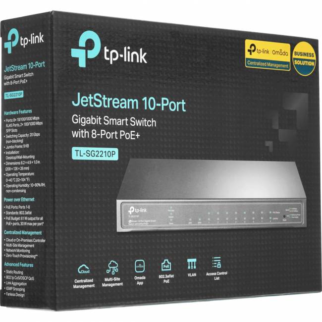 Коммутатор TP-Link SG2210P — для бизнеса и офиса