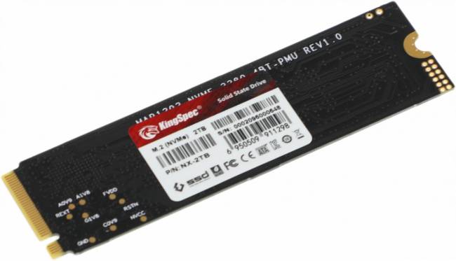 Накопитель SSD SHENZHEN KINGSPEC ELECTRONICS TECHNOLOGY CO LTD NX-2TB — для бизнеса и офиса Накопитель SSD SHENZHEN KINGSPEC ELECTRONICS TECHNOLOGY CO LTD NX-2TB — для бизнеса и офиса