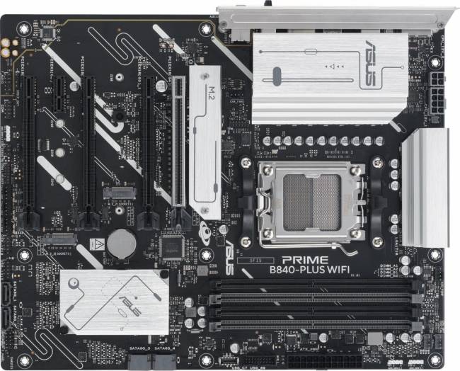 Материнская плата ASUS PRIME B840-PLUS WIFI — для бизнеса и офиса Материнская плата ASUS PRIME B840-PLUS WIFI — для бизнеса и офиса