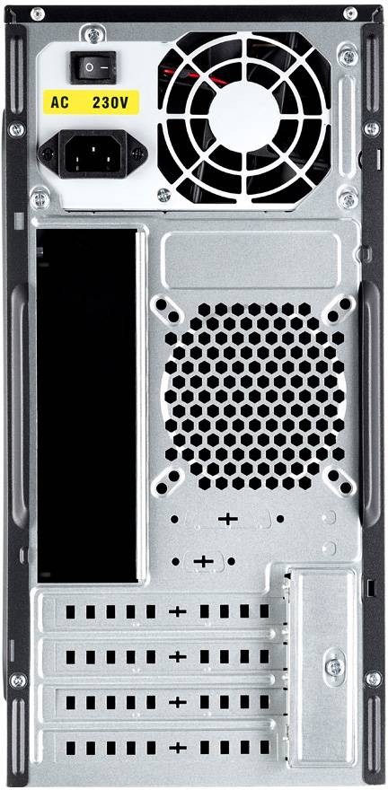 Корпус с блоком питания 450Вт. Foxline FL-733-FZ450R — для бизнеса и офиса Корпус с блоком питания 450Вт. Foxline FL-733-FZ450R — для бизнеса и офиса