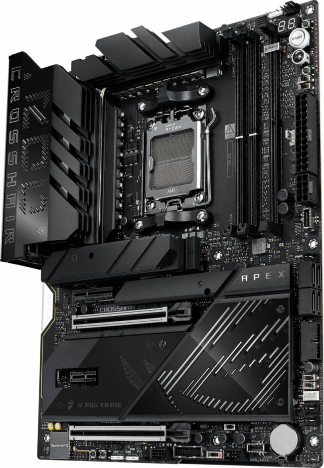 Материнская плата ASUS ROG CROSSHAIR X870E APEX — для бизнеса и офиса Материнская плата ASUS ROG CROSSHAIR X870E APEX — для бизнеса и офиса