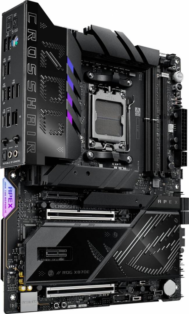 Материнская плата ASUS ROG CROSSHAIR X870E APEX — для бизнеса и офиса Материнская плата ASUS ROG CROSSHAIR X870E APEX — для бизнеса и офиса