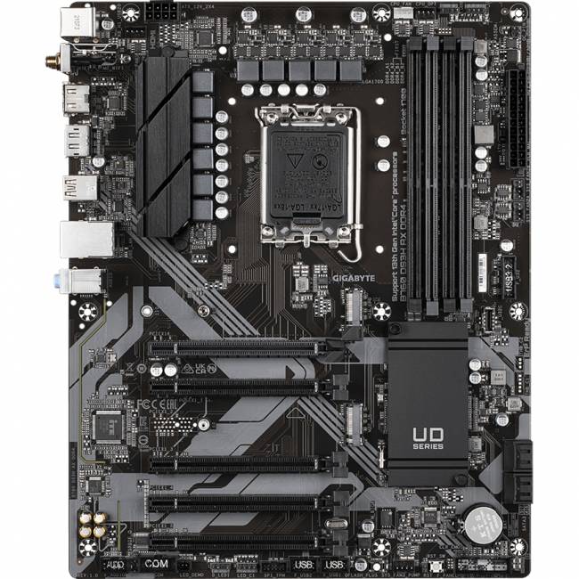 Материнская плата GigaByte B760 DS3H AX DDR4 — для бизнеса и офиса Материнская плата GigaByte B760 DS3H AX DDR4 — для бизнеса и офиса