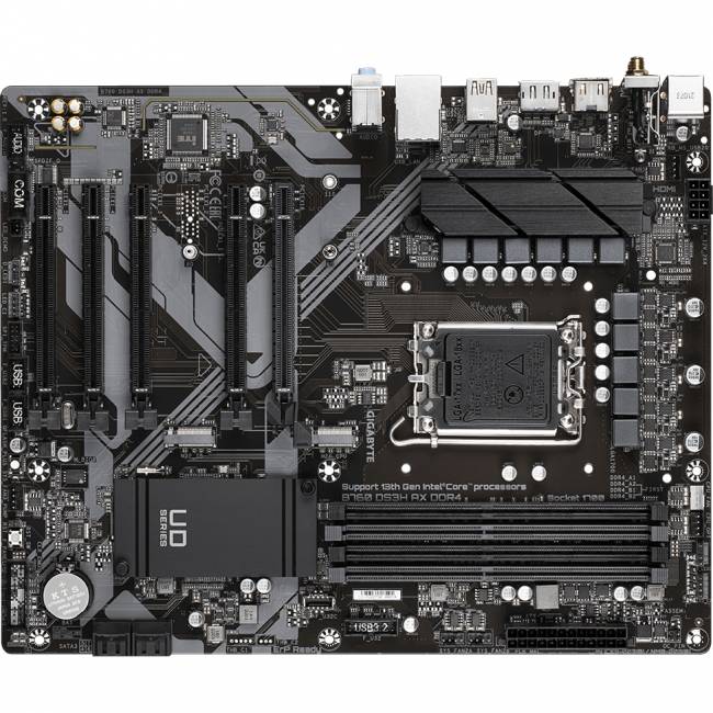 Материнская плата GigaByte B760 DS3H AX DDR4 — для бизнеса и офиса Материнская плата GigaByte B760 DS3H AX DDR4 — для бизнеса и офиса