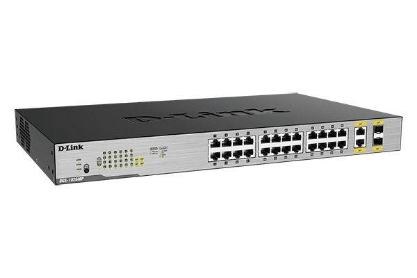 Коммутатор D-Link DGS-1026MP/B1A — для бизнеса и офиса Коммутатор D-Link DGS-1026MP/B1A — для бизнеса и офиса