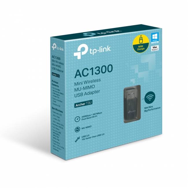 Адаптер Wi-Fi TP-Link Archer T3U — для бизнеса и офиса