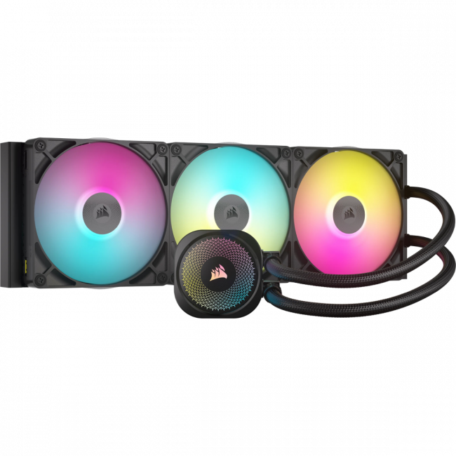 Система жидкостного охлаждения Corsair iCUE LINK TITAN 420 RX RGB Black — для бизнеса и офиса Система жидкостного охлаждения Corsair iCUE LINK TITAN 420 RX RGB Black — для бизнеса и офиса