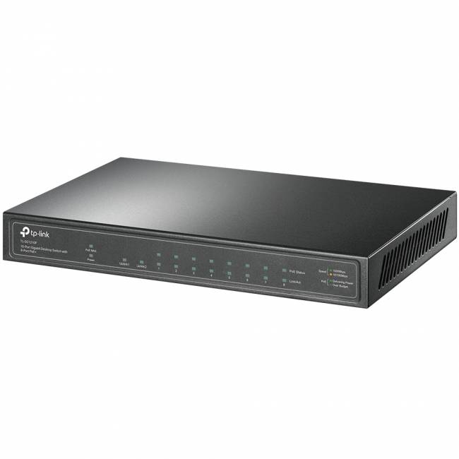 Коммутатор TP-Link TL-SG1210P — для бизнеса и офиса Коммутатор TP-Link TL-SG1210P — для бизнеса и офиса