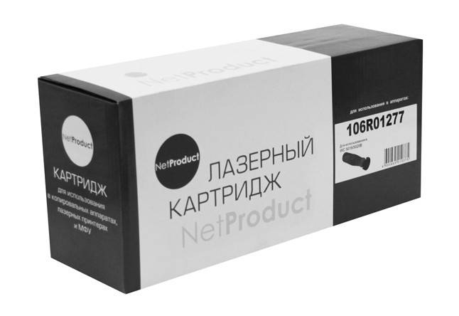 Тонер-картридж NetProduct (N-106R01277) для Xerox WC 5016/5020B, 5K (Повреждённая упаковка) — для бизнеса и офиса Тонер-картридж NetProduct (N-106R01277) для Xerox WC 5016/5020B, 5K (Повреждённая упаковка) — для бизнеса и офиса