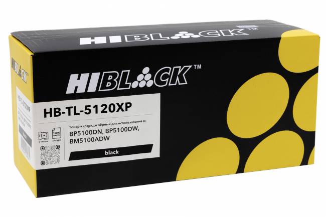 Тонер-картридж Hi-Black (HB-TL-5120XP) для Pantum BP5100DN/BP5100DW/BM5100ADW, 15K — для бизнеса и офиса Тонер-картридж Hi-Black (HB-TL-5120XP) для Pantum BP5100DN/BP5100DW/BM5100ADW, 15K — для бизнеса и офиса