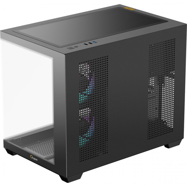 Корпус ПК без блока питания Ocypus Gamma-C54-BKD300XX-GL — для бизнеса и офиса