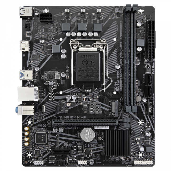 Материнская плата Gigabyte H510M K V2 — для бизнеса и офиса Материнская плата Gigabyte H510M K V2 — для бизнеса и офиса