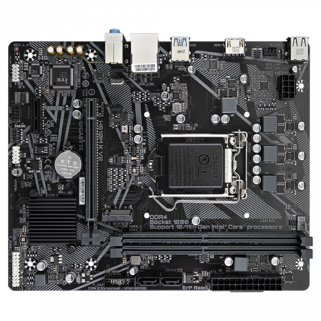 Материнская плата Gigabyte H510M K V2 — для бизнеса и офиса Материнская плата Gigabyte H510M K V2 — для бизнеса и офиса