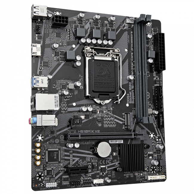 Материнская плата Gigabyte H510M K V2 — для бизнеса и офиса Материнская плата Gigabyte H510M K V2 — для бизнеса и офиса