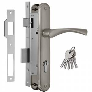 Замок врезной 100-85 К матовый никель 40 мм Замок врезной 100-85 К матовый никель 40 мм