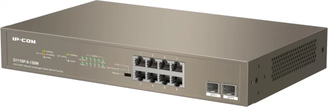 Неуправляемый PoE коммутатор Tenda G1110P-8-150W — для бизнеса и офиса