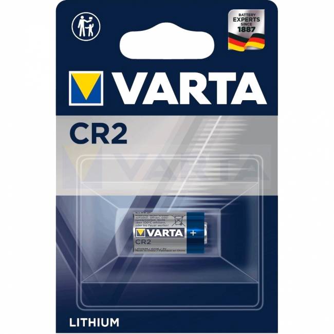 Батарейка Varta ELECTRONICS CR2 BL1 Lithium 3V (6206) (1/10/100) (1 шт.) Varta PRIMARY LITHIUM CR2 (06206301401) — для бизнеса и офиса Батарейка Varta ELECTRONICS CR2 BL1 Lithium 3V (6206) (1/10/100) (1 шт.) Varta PRIMARY LITHIUM CR2 (06206301401) — для бизнеса и офиса