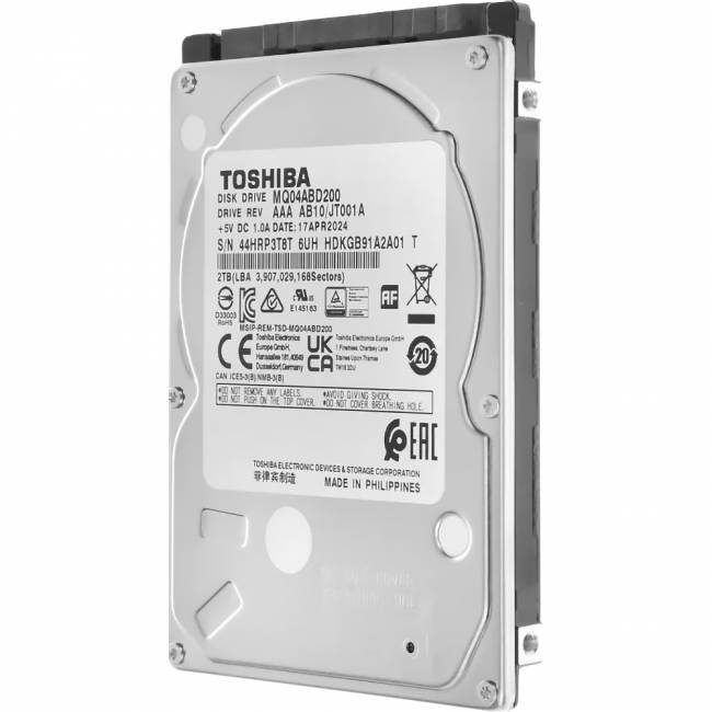 Жесткий диск Toshiba MQ04ABD200R — для бизнеса и офиса Жесткий диск Toshiba MQ04ABD200R — для бизнеса и офиса