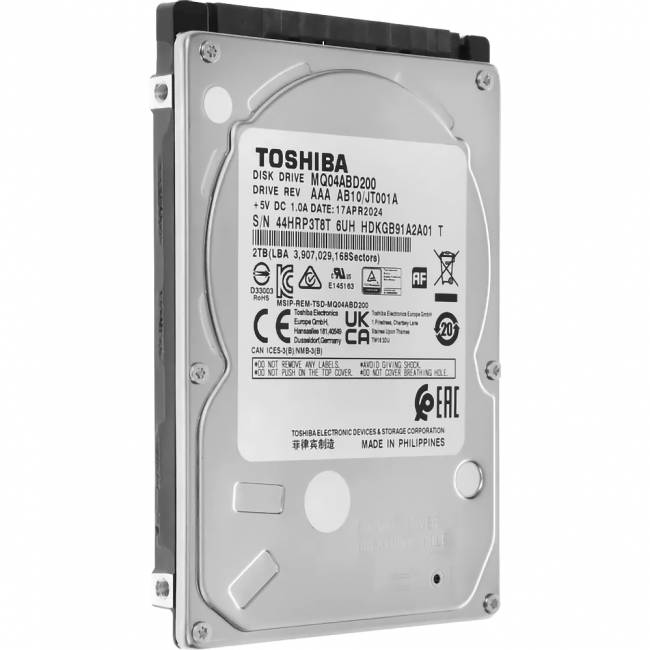 Жесткий диск Toshiba MQ04ABD200R — для бизнеса и офиса Жесткий диск Toshiba MQ04ABD200R — для бизнеса и офиса