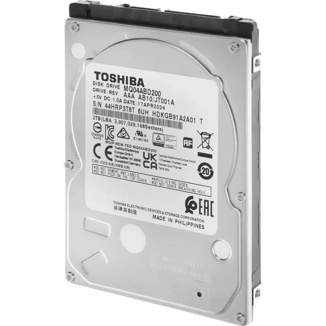 Жесткий диск Toshiba MQ04ABD200R — для бизнеса и офиса Жесткий диск Toshiba MQ04ABD200R — для бизнеса и офиса