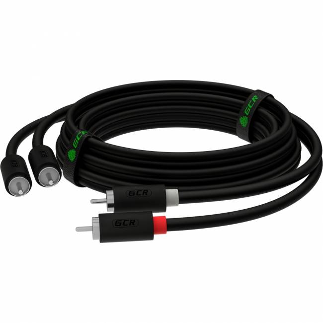 GCR Кабель 3.0m аудио 2 х RCA / 2 х RCA, черный, GCR-54130 Greenconnect GCR-54130, 3 м — для бизнеса и офиса GCR Кабель 3.0m аудио 2 х RCA / 2 х RCA, черный, GCR-54130 Greenconnect GCR-54130, 3 м — для бизнеса и офиса