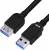 GCR Удлинитель 0.5m USB 3.0 (USB 3.2 Gen 1), AM/AF, 5 Гбит/с, черный Удлинитель Greenconnect 0.5 м (GCR-52700) — для бизнеса и офиса GCR Удлинитель 0.5m USB 3.0 (USB 3.2 Gen 1), AM/AF, 5 Гбит/с, черный Удлинитель Greenconnect 0.5 м (GCR-52700) — для бизнеса и офиса