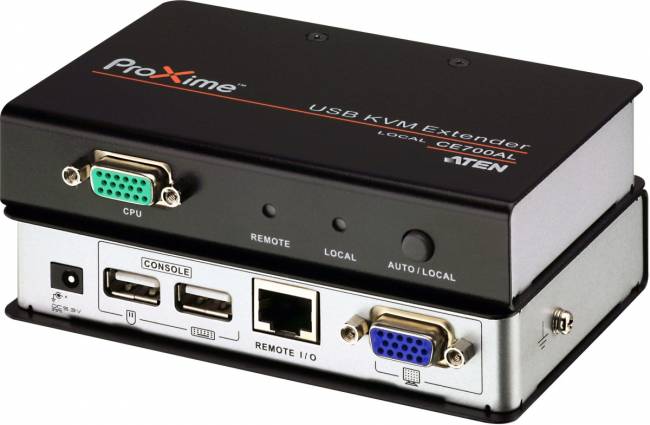 Удлинитель консоли USB (клав.+мышь+мон.) на 150м ATEN CE700A — для бизнеса и офиса Удлинитель консоли USB (клав.+мышь+мон.) на 150м ATEN CE700A — для бизнеса и офиса