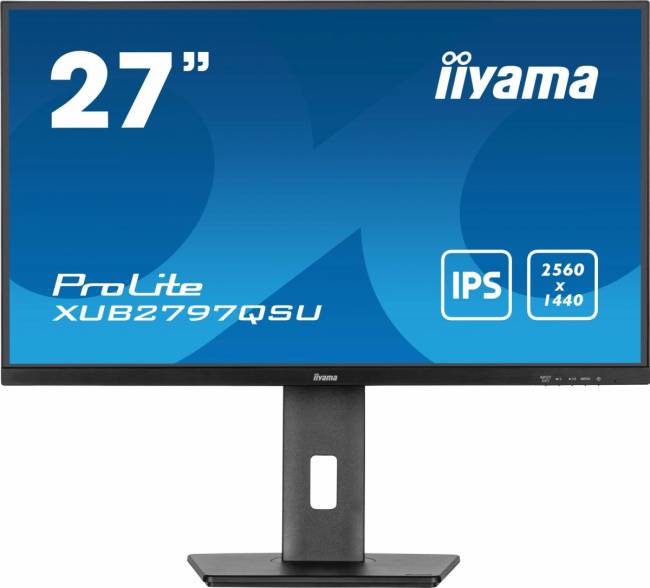 Монитор IIYAMA XUB2797QSU-B2 — для бизнеса и офиса Монитор IIYAMA XUB2797QSU-B2 — для бизнеса и офиса