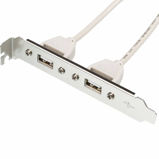 Планка расширения 2 порта USB 2.0 на заднюю панель Планка расширения 2 хUSB 2.0 (AT5257) — для бизнеса и офиса Планка расширения 2 порта USB 2.0 на заднюю панель Планка расширения 2 хUSB 2.0 (AT5257) — для бизнеса и офиса