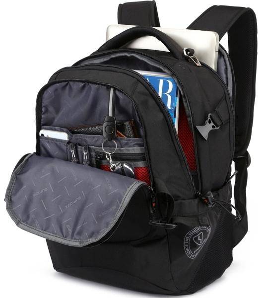 Рюкзак для ноутбука 17.3" Sumdex PJN-307BK — для бизнеса и офиса Рюкзак для ноутбука 17.3" Sumdex PJN-307BK — для бизнеса и офиса