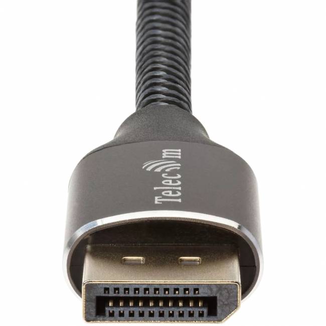 Кабель соединительный DP-DP 1.4V 8K@60Hz  1м, Telecom Pro <TCG750-1M> Кабель Telecom DisplayPort (m)/DisplayPort (m) - 1 м (TCG750-1M) — для бизнеса и офиса