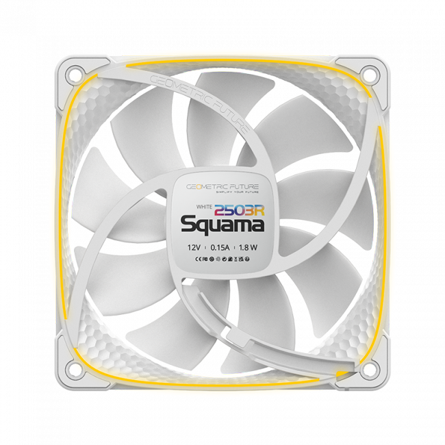 Вентилятор корпусный Geometric Future 2503RW-12 White — для бизнеса и офиса Вентилятор корпусный Geometric Future 2503RW-12 White — для бизнеса и офиса