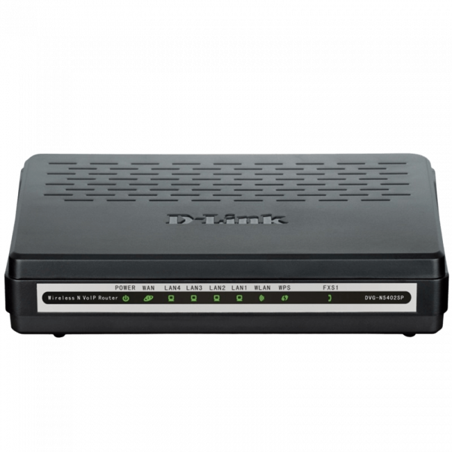 Шлюз VoIP D-Link DVG-N5402SP/1S/C1A — для бизнеса и офиса Шлюз VoIP D-Link DVG-N5402SP/1S/C1A — для бизнеса и офиса