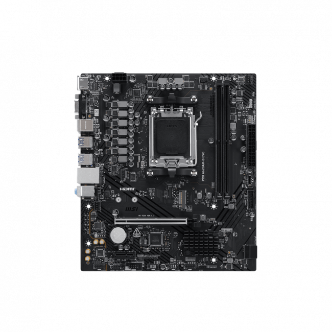 Материнская плата MSI PRO A620AM-B EVO — для бизнеса и офиса Материнская плата MSI PRO A620AM-B EVO — для бизнеса и офиса