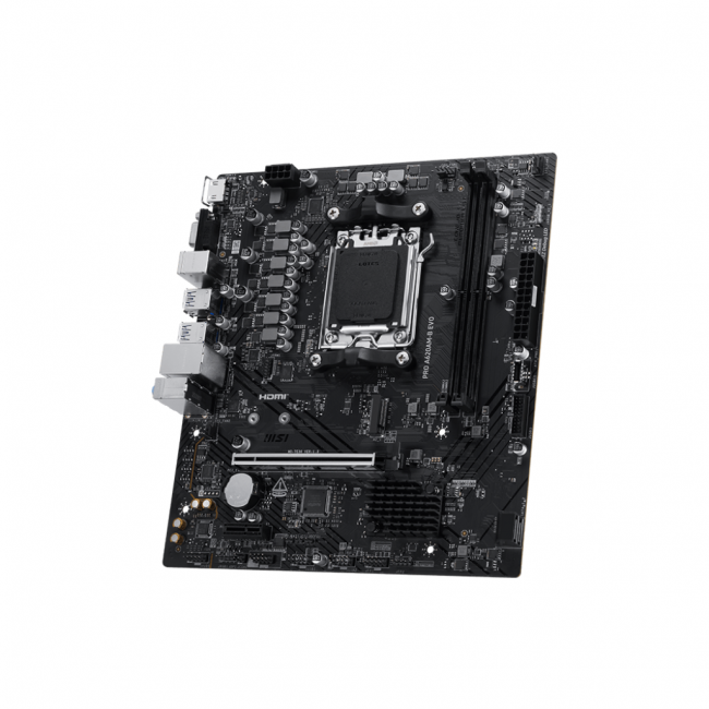 Материнская плата MSI PRO A620AM-B EVO — для бизнеса и офиса Материнская плата MSI PRO A620AM-B EVO — для бизнеса и офиса