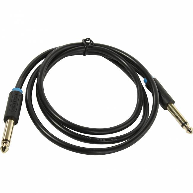 Кабель Vention аудио Jack 6,35 mm M/6.35 M - 1.5 м Кабель Vention jack 6.35 mm(m)/jack 6.35 mm(m) - 1.5 м (BAABG) — для бизнеса и офиса