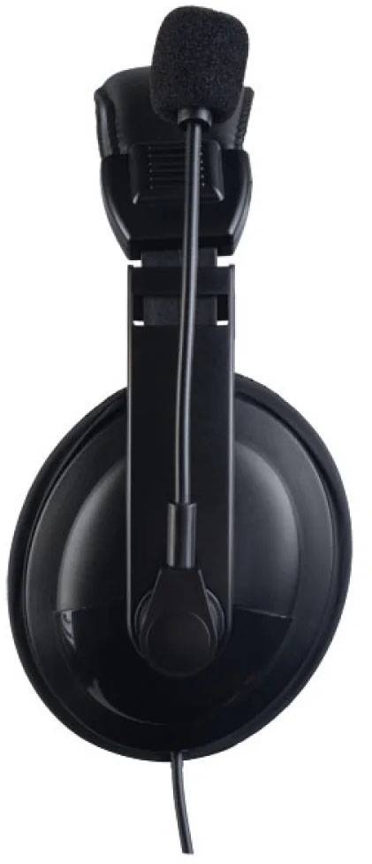 Perfeo компьютерная стерео гарнитура полноразмерная 4TALK черная, переходник Perfeo 4TALK PF_A4528 — для бизнеса и офиса