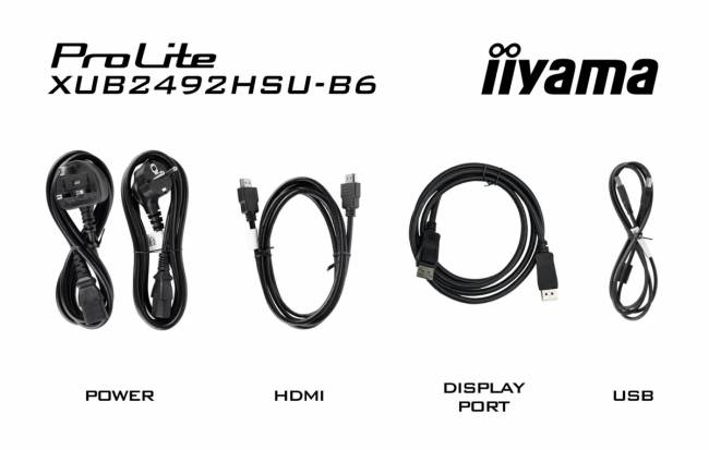 Монитор IIYAMA XUB2492HSU-B6 — для бизнеса и офиса Монитор IIYAMA XUB2492HSU-B6 — для бизнеса и офиса