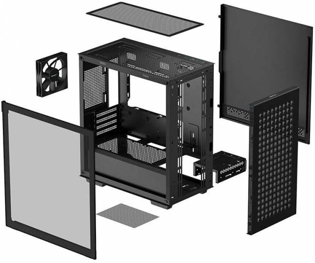 Корпус Deepcool CH370 BLACK — для бизнеса и офиса Корпус Deepcool CH370 BLACK — для бизнеса и офиса